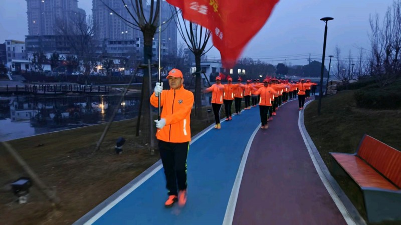 枣庄市健走运动协会举办“2025年开春第一走”活动