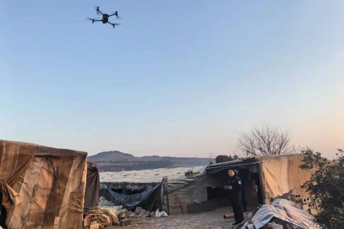 山亭区水泉派出所：“地空联动”两小时寻回走失儿童
